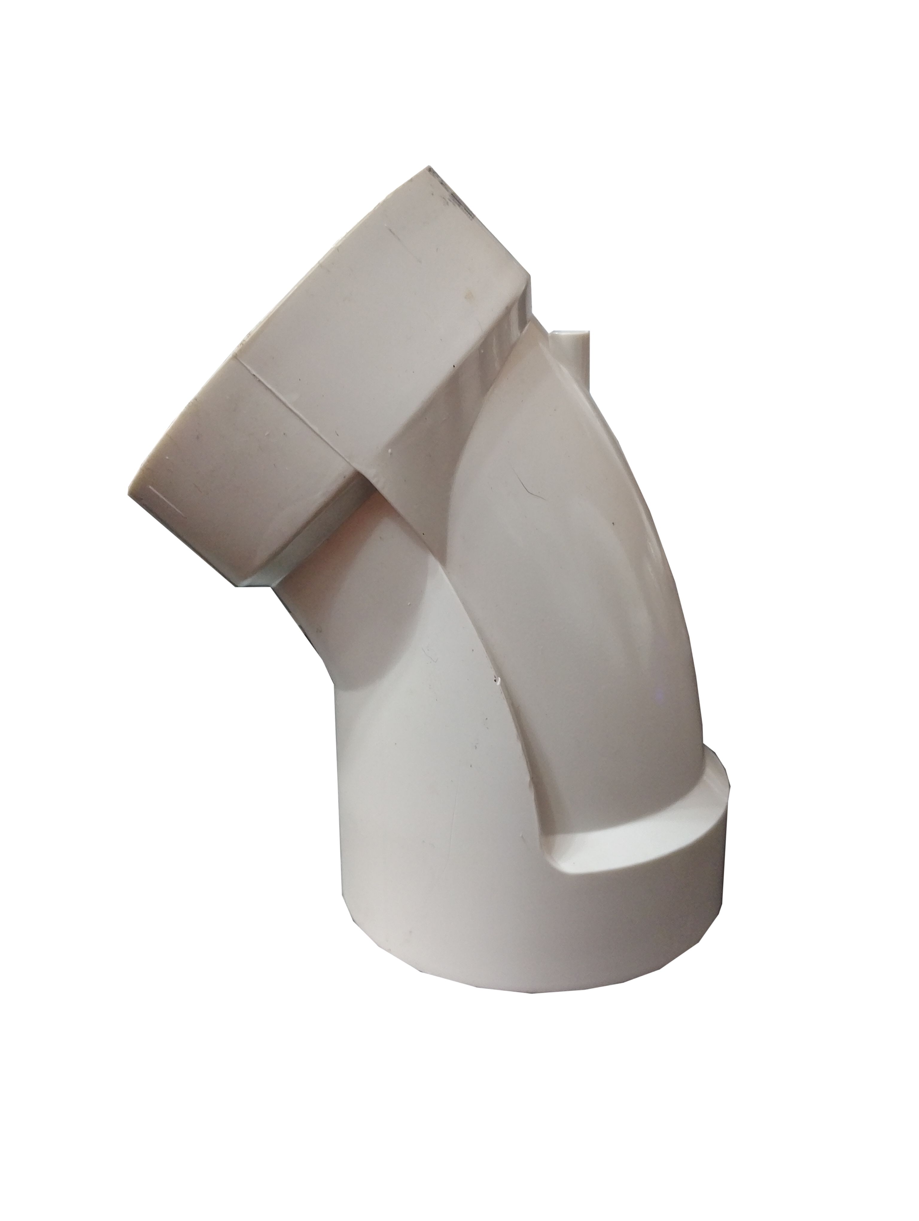CODO DE PVC DWV CHARLOTTE DE 2" X 45°